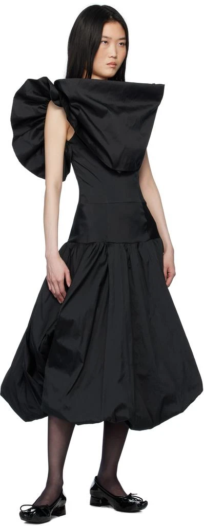 PAULA CANOVAS DEL VAS Black Puff Minidress 5