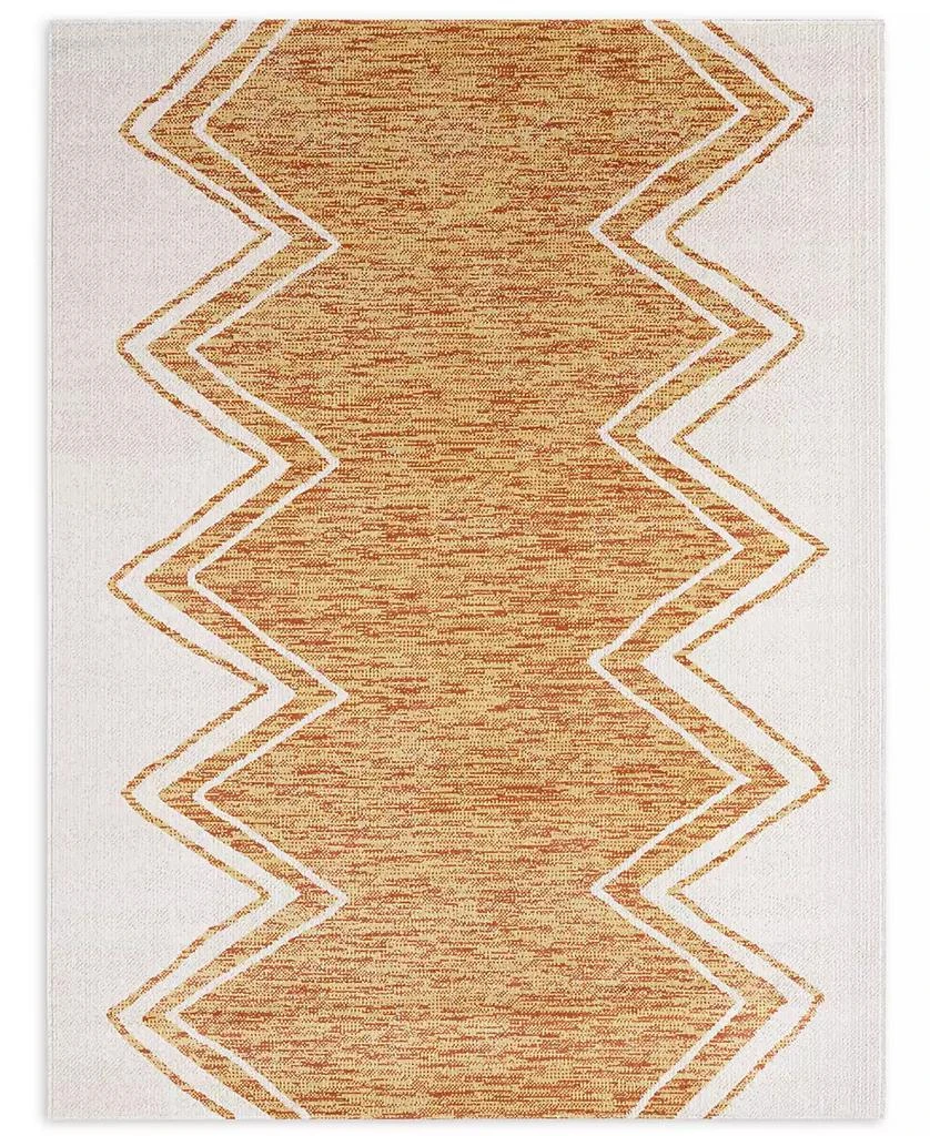 Nicole Miller Patio Sofia Leon 5'2" x 7'2" Outdoor Area Rug 1