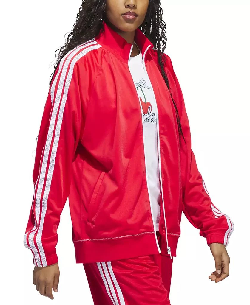 Adidas Women's Zip-Front Long-Sleeve Logo Track Jacket 3