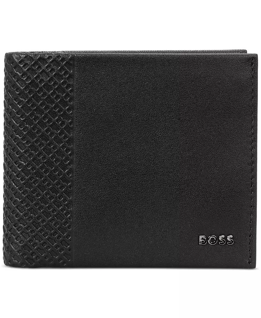 Hugo Boss Men's New Crosstown Bifold Leather Wallet