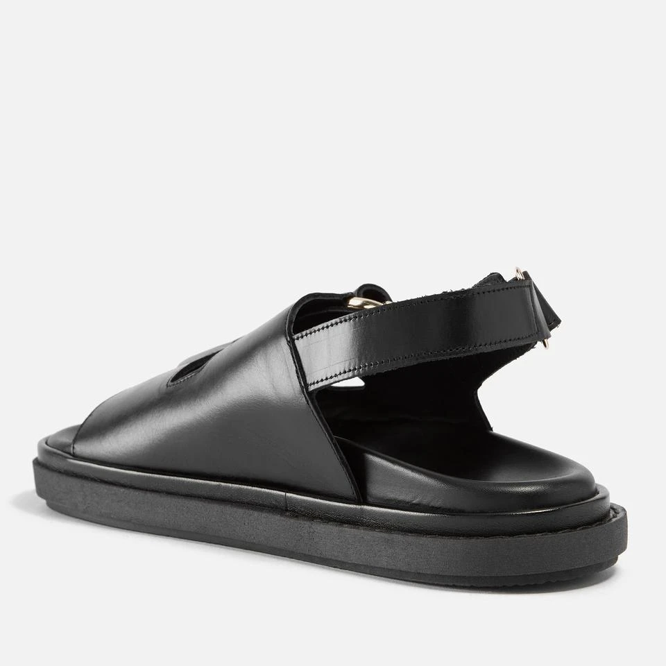 ALOHAS ALOHAS WOMEN'S HARPER LEATHER DOUBLE STRAP SANDALS 2