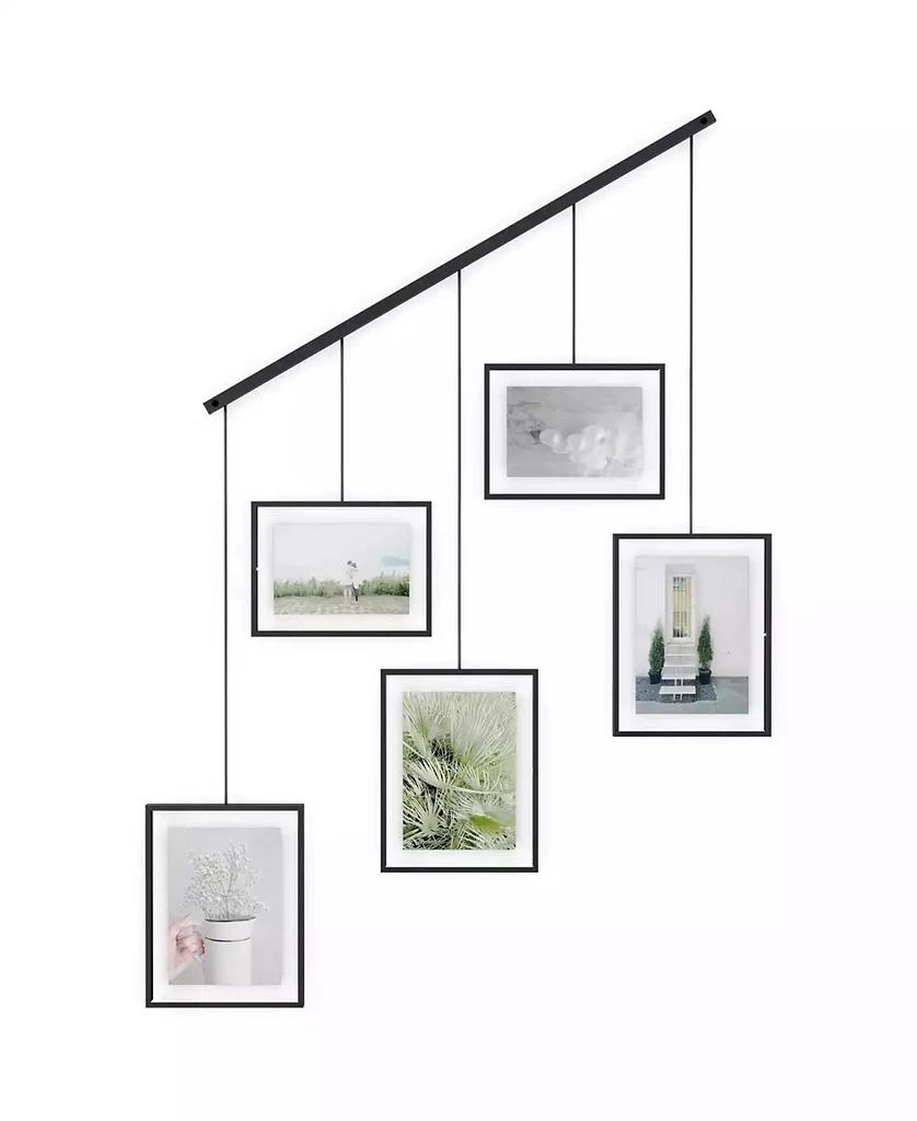 Umbra Exhibit 26" x 27.3" Multi Picture Frame Photo Display, Set of 5 7