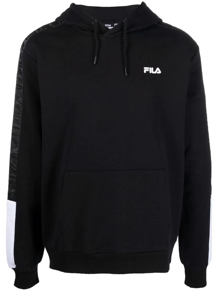 Fila logo-print stripe hoodie - men