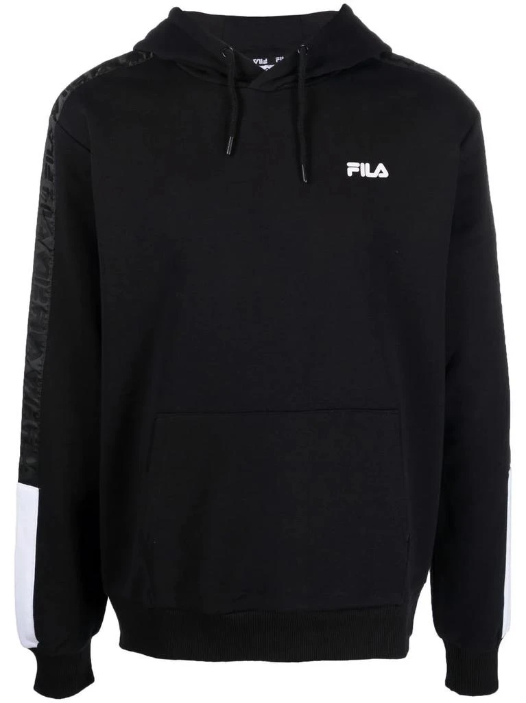 Fila logo-print stripe hoodie - men 1