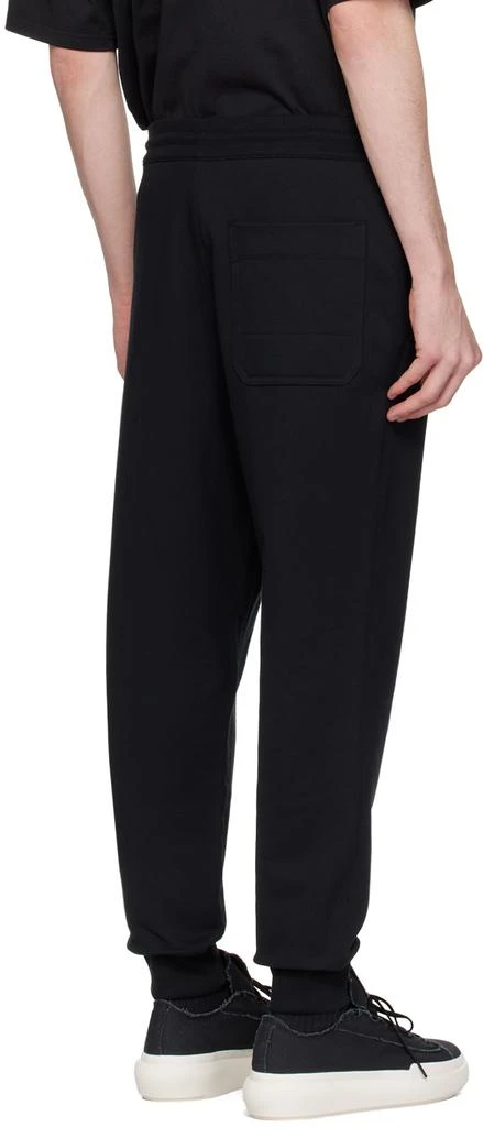Y-3 Black Cuffed Sweatpants 3