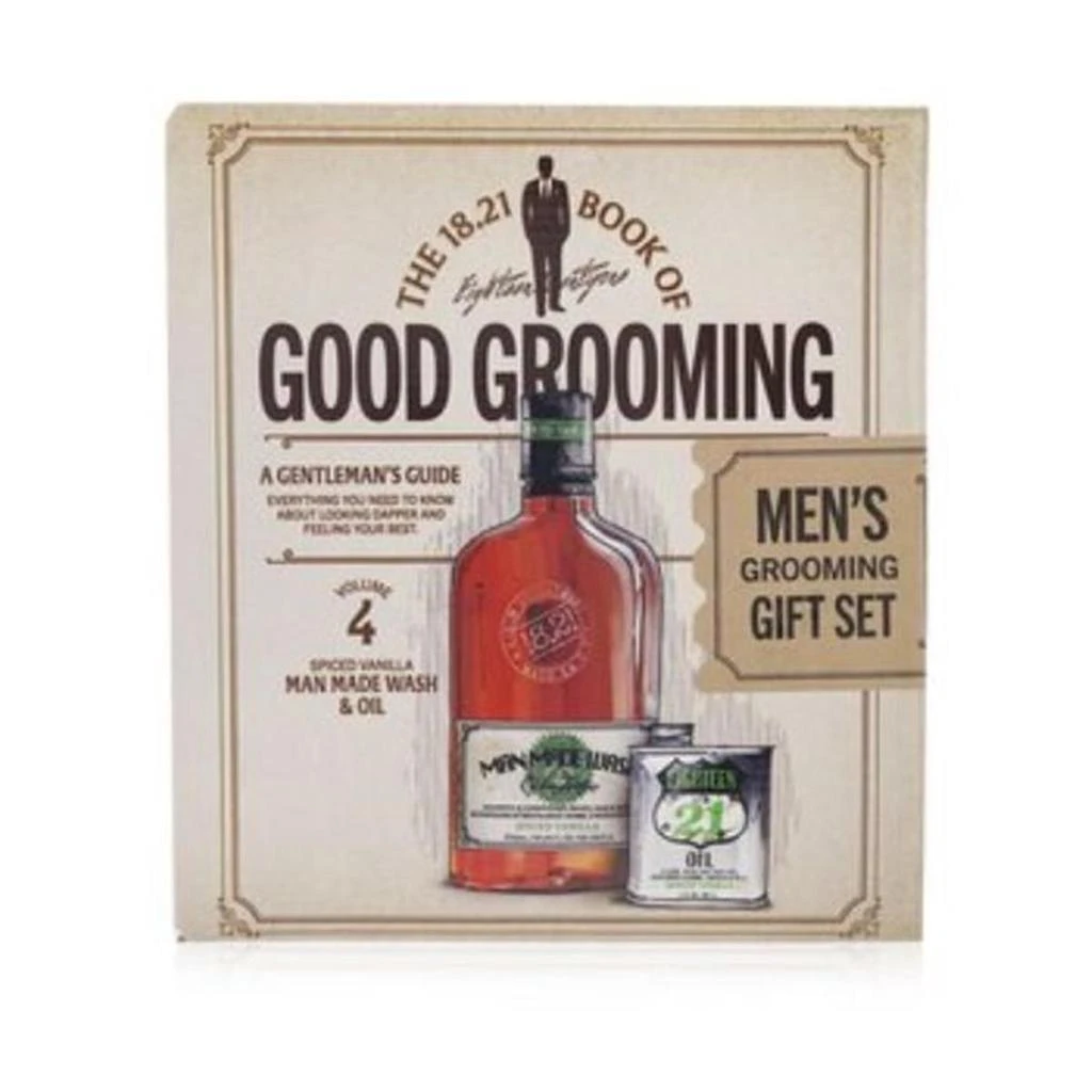 18.21 Man Made Book of Good Grooming Gift Set for Men - Volume 4 - 2 Piece 1