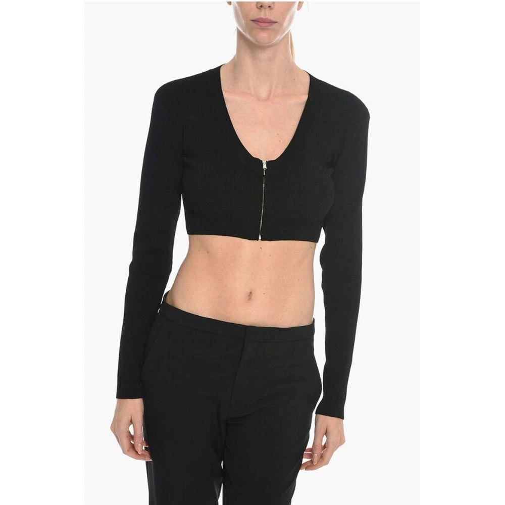 Birgitte Herskind VANESSA HONG Crop MISS Cardigan With V-Neck And Front Women's Closur 1