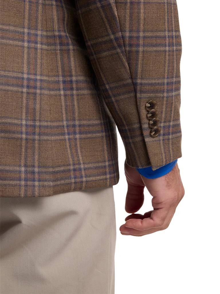 Paul Fredrick Wool Windowpane Single Breasted Notch Lapel Sport Coat 4