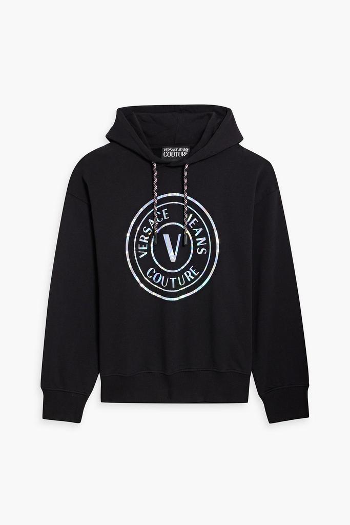 VERSACE｜ (STRIPES RELAXED-FIT SWEATSHIRT (77GAI3X0 FS16 Versace Stripes Relaxed Fit Sweatshirt - Hoodies - BeyondStyle