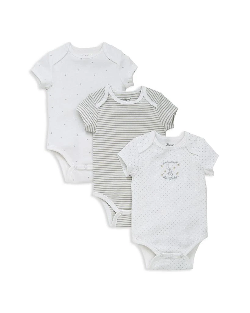 Little Me Boys' Welcome World Bodysuit, 3 Pack - Baby 1