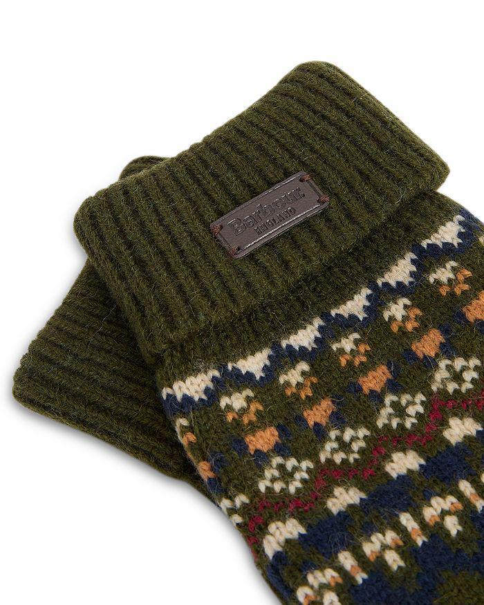 Barbour Marlow Fair Isle Knitted Gloves