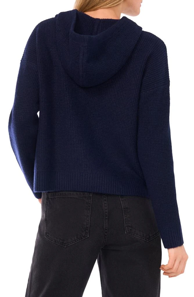 Halogen Waffle Stitch Hooded Sweater 2