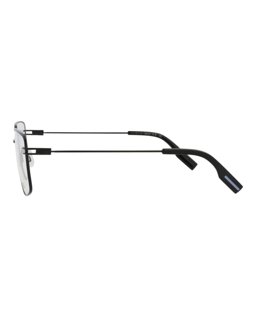 Alexander McQueen Square-Frame Metal Optical Frames 3
