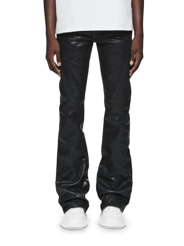 Purple Brand P004 Coated Flare Jeans 1