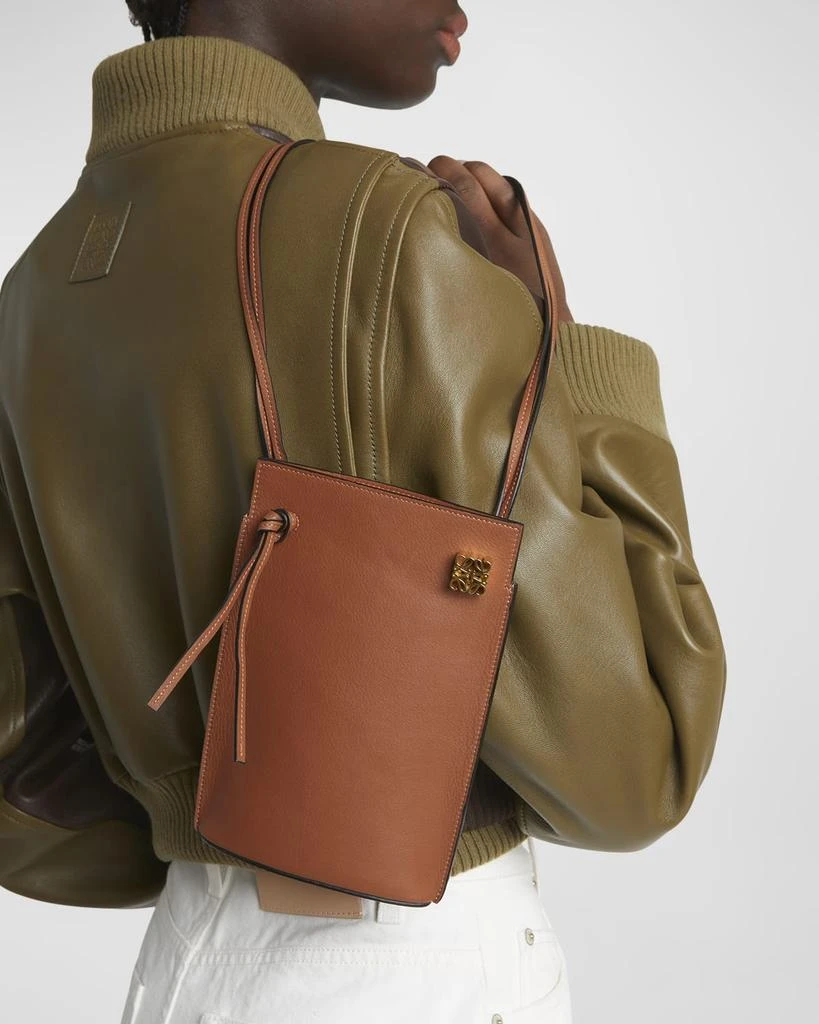 Loewe Dice Pocket in Leather with Strap 4