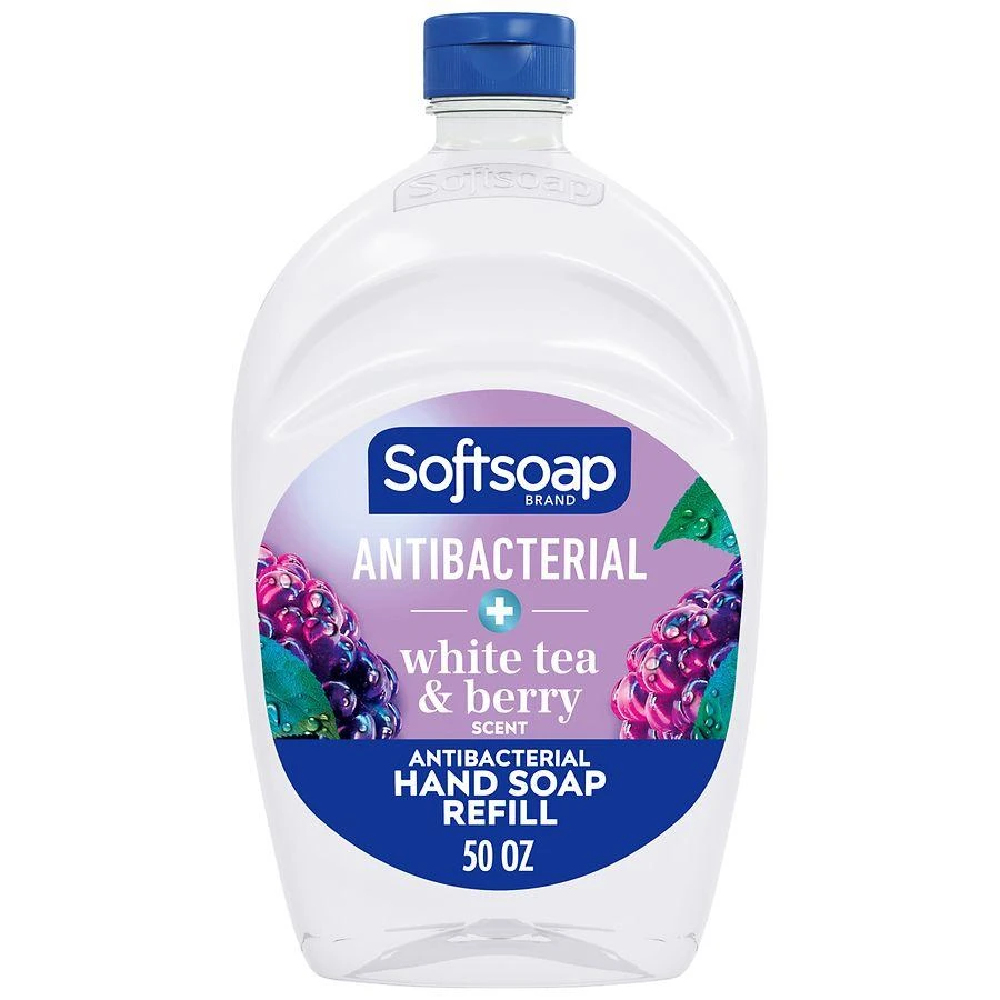 Softsoap Antibacterial Liquid Hand Soap Refill White Tea & Berry 1