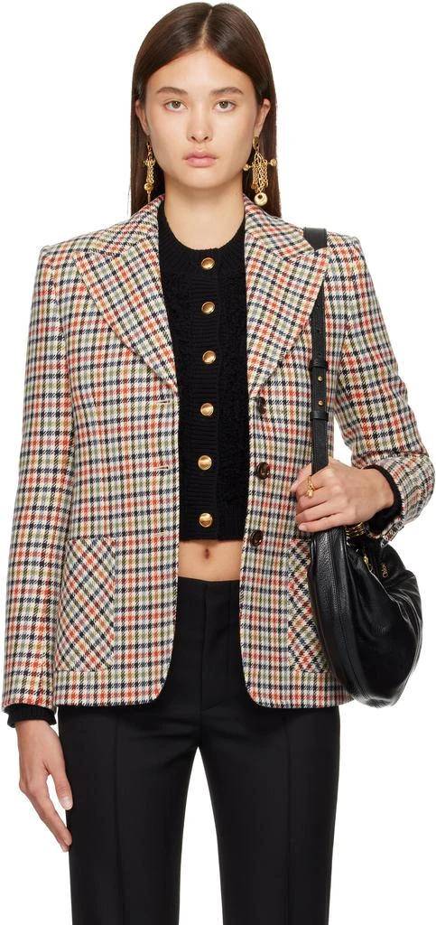 Chloé Multicolor Wool Blazer 1