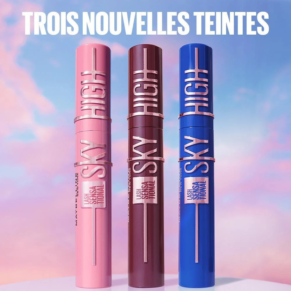 预计3周后发货 Maybelline Mascara Sky High Burgundy Haze 7