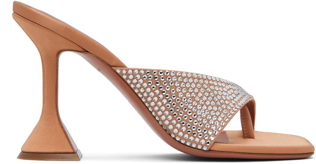 Amina Muaddi Lupita Crystal Net 95 Sandals - Shoes - Compare