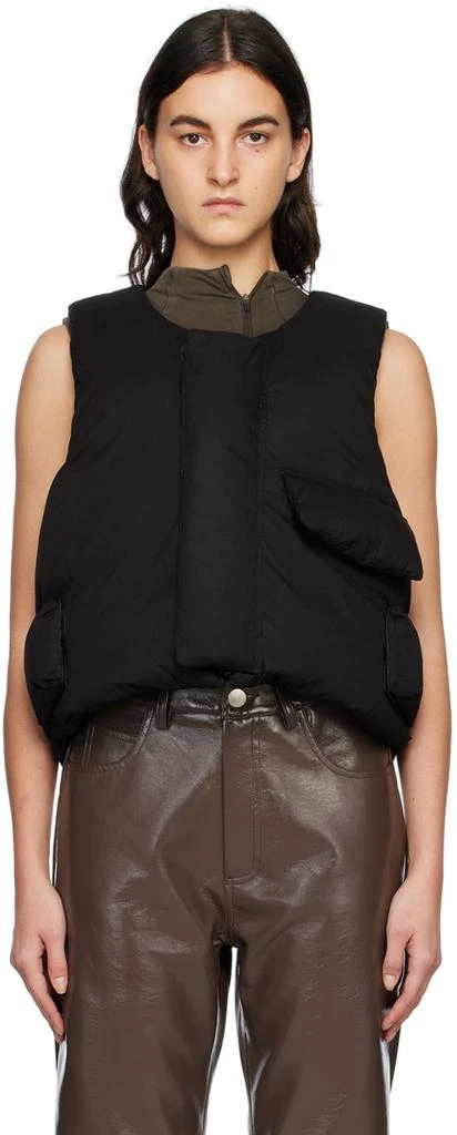 Entire Studios Black Pillow Down Vest 1