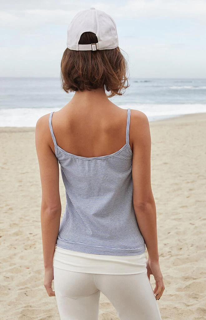 John Galt Striped Blue & White Tank Top 4