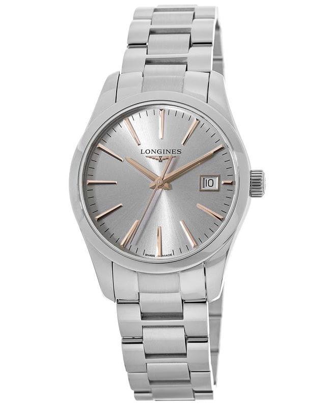 Longines Longines Conquest Classic Silver Dial Stainless Steel Women's Watch L2.386.4.72.6