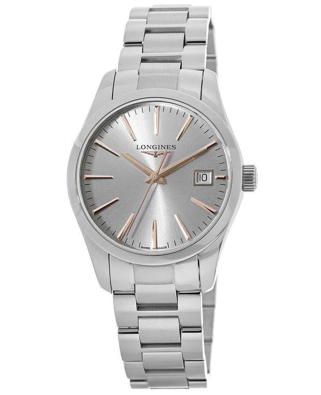Longines Longines Conquest Classic Silver Dial Stainless Steel Women's Watch L2.386.4.72.6 1