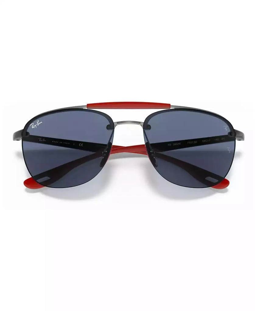 Ray-Ban Men's Sunglasses, RB3662M Scuderia Ferrari Collection 59 5