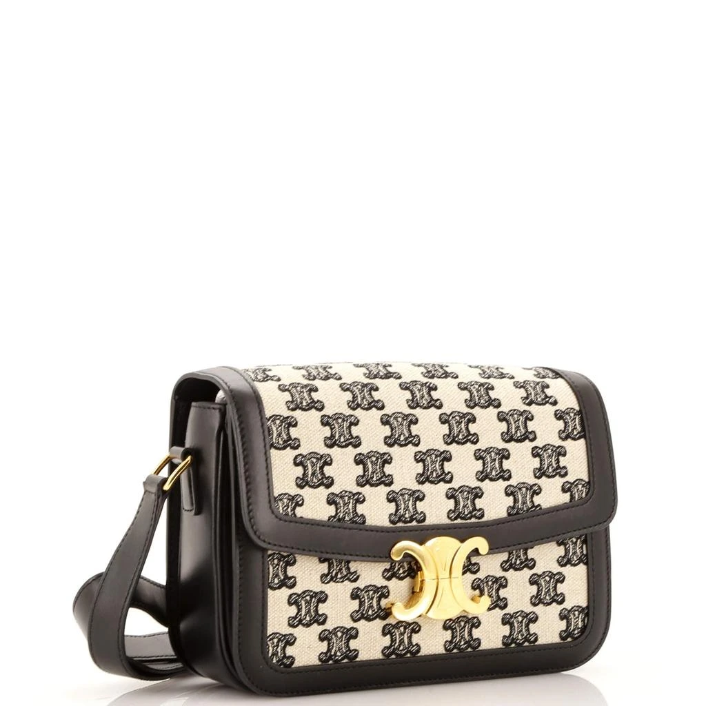 Celine Triomphe Shoulder Bag Triomphe Canvas Medium 2
