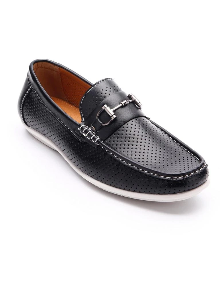 Aston Marc Mens Faux Leather Slip-On Loafers 7