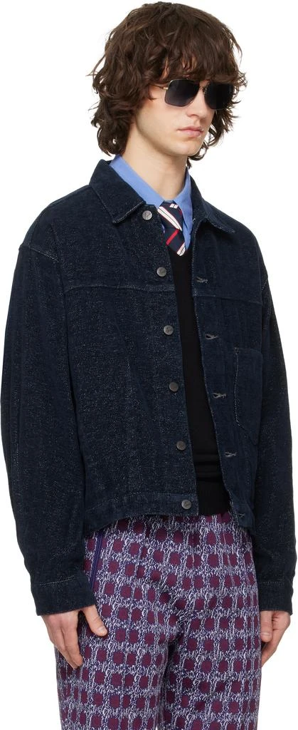 Needles Navy Darts Bottom Jacket 2