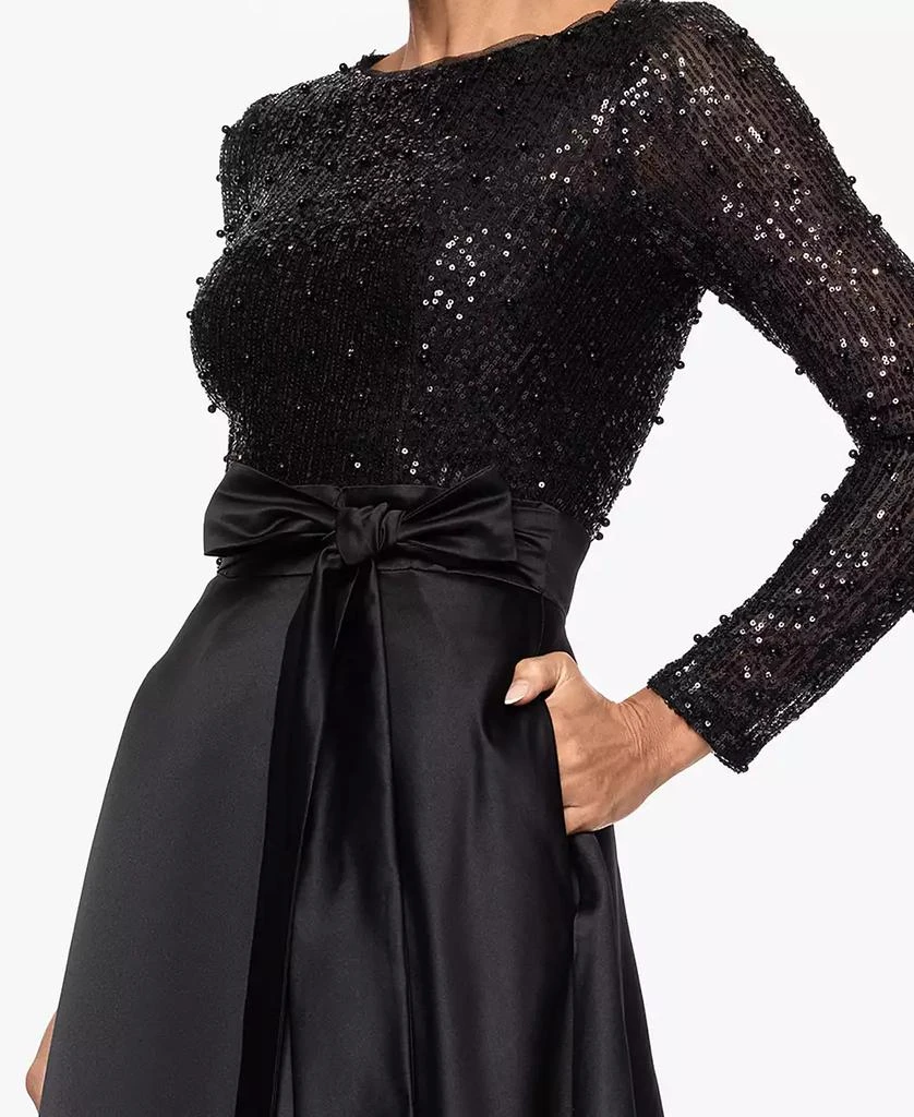 chinese dress ladies Amazon.com: Xscape Women's Long Ity Dress with Caviar Bead Sides, Black/Nude/Silver,  4 : Clothing, Shoes & Jewelry main image 0