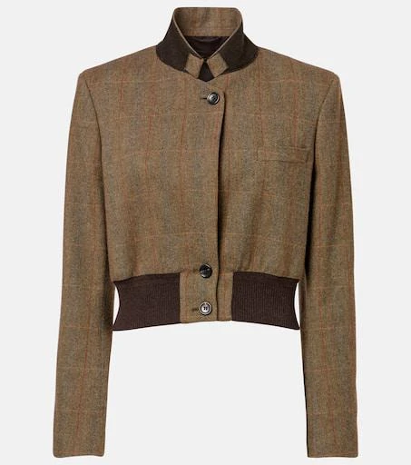 Loro Piana Marty wool and cashmere bomber jacket 1