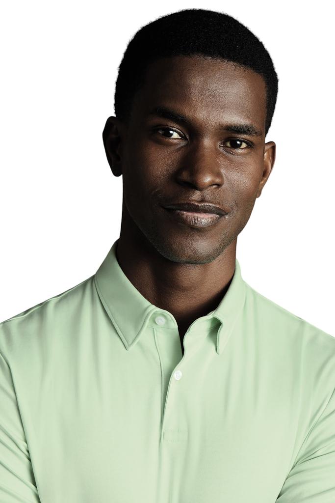Charles Tyrwhitt Men's Plain Short Sleeve Jersey Polo