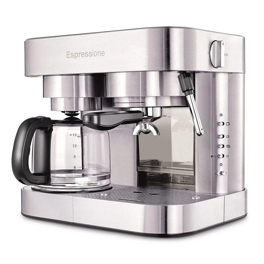 Espressione Dualit Stainless Steel Combination Espresso Machine & 10 Cup Drip Coffee Maker 1