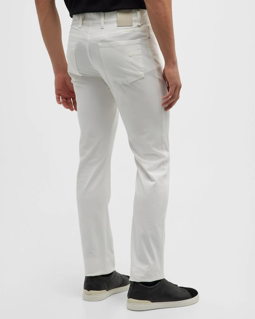 Zegna Men's Cotton 5-Pocket Pants 4