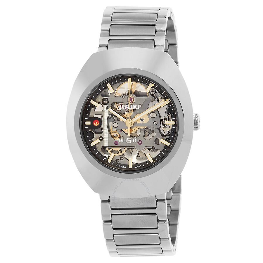 Rado DiaStar Original Skeleton Automatic Grey Dial Unisex Watch R12162153
