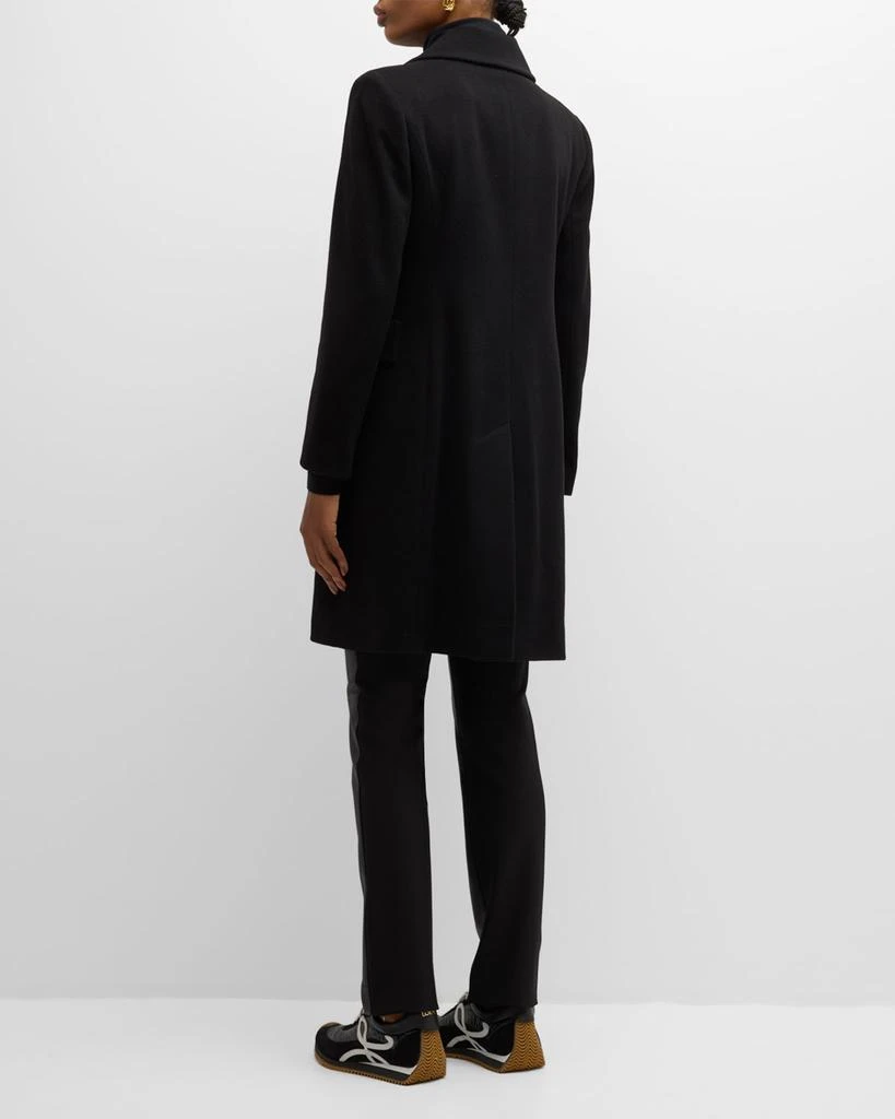Fleurette Cami Double-Breasted Short Wool Coat 4
