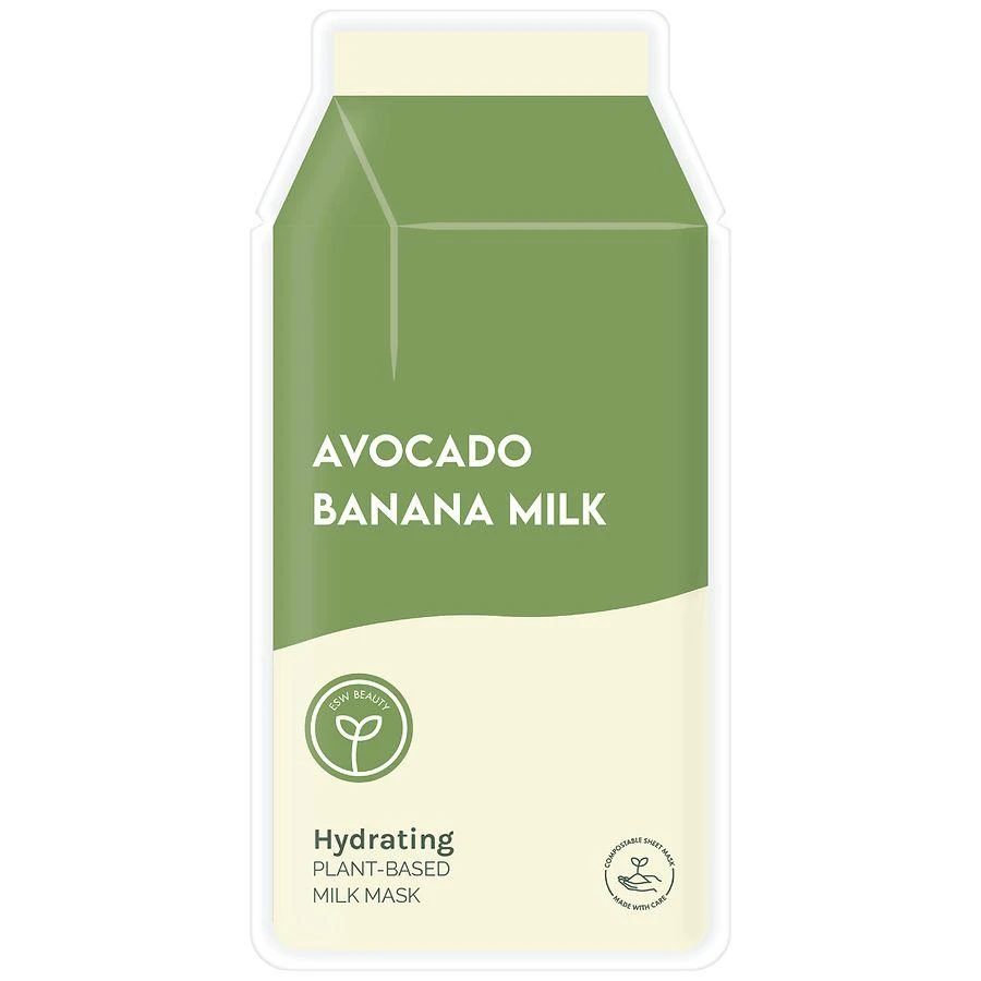 ESW Beauty Plant-Based Milk Mask Avocado Banana
