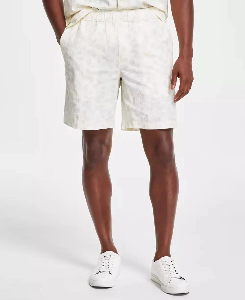 Alfani Men's Grand Regular-Fit Geo-Print 8" Seersucker Shorts, Created for Macy's 4