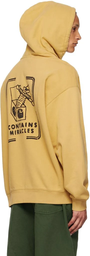 Carhartt WIP Yellow Stamp Hoodie 3
