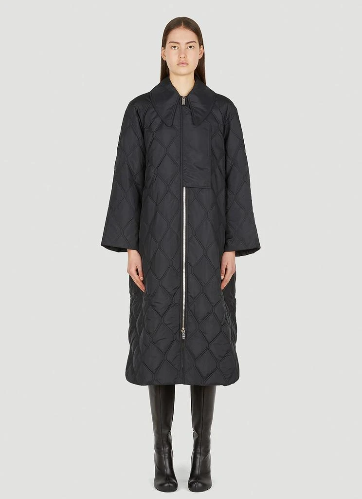 Ganni Quilted Coat 1