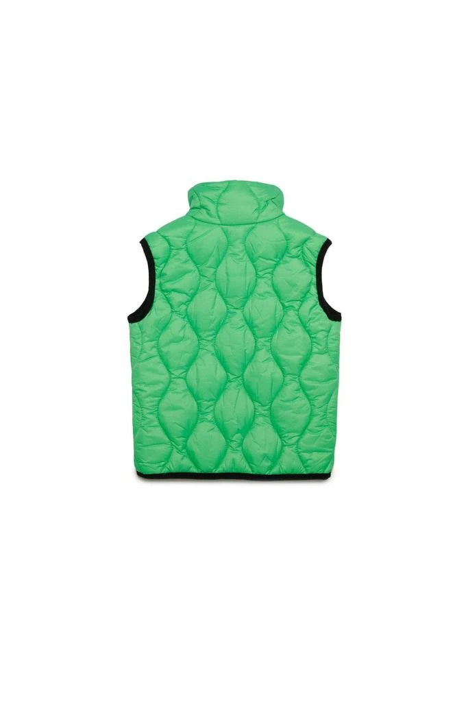 Diesel Diesel Kids Jlasb Logo Embroidered Quilted Gilet 2