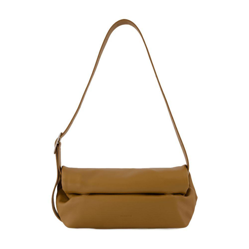 Shop Jil Sander Small Rollup Shoulder Bag on Sale at