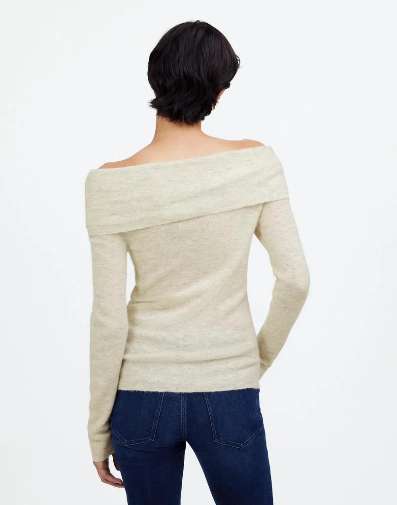 Madewell Alpaca-Blend Off-Shoulder Sweater 3