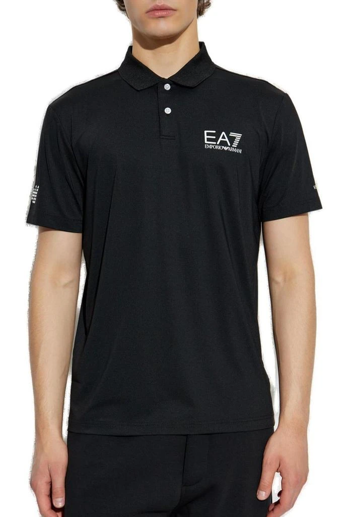 EA7 EMPORIO ARMANI Ea7 Emporio Armani Logo Printed Polo Shirt 2