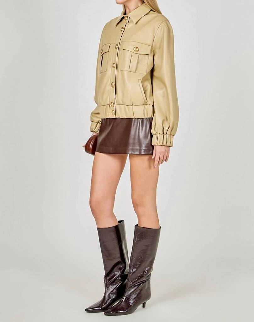 Endless Rose Endless Rose - Faux Leather Buttons Jacket 2