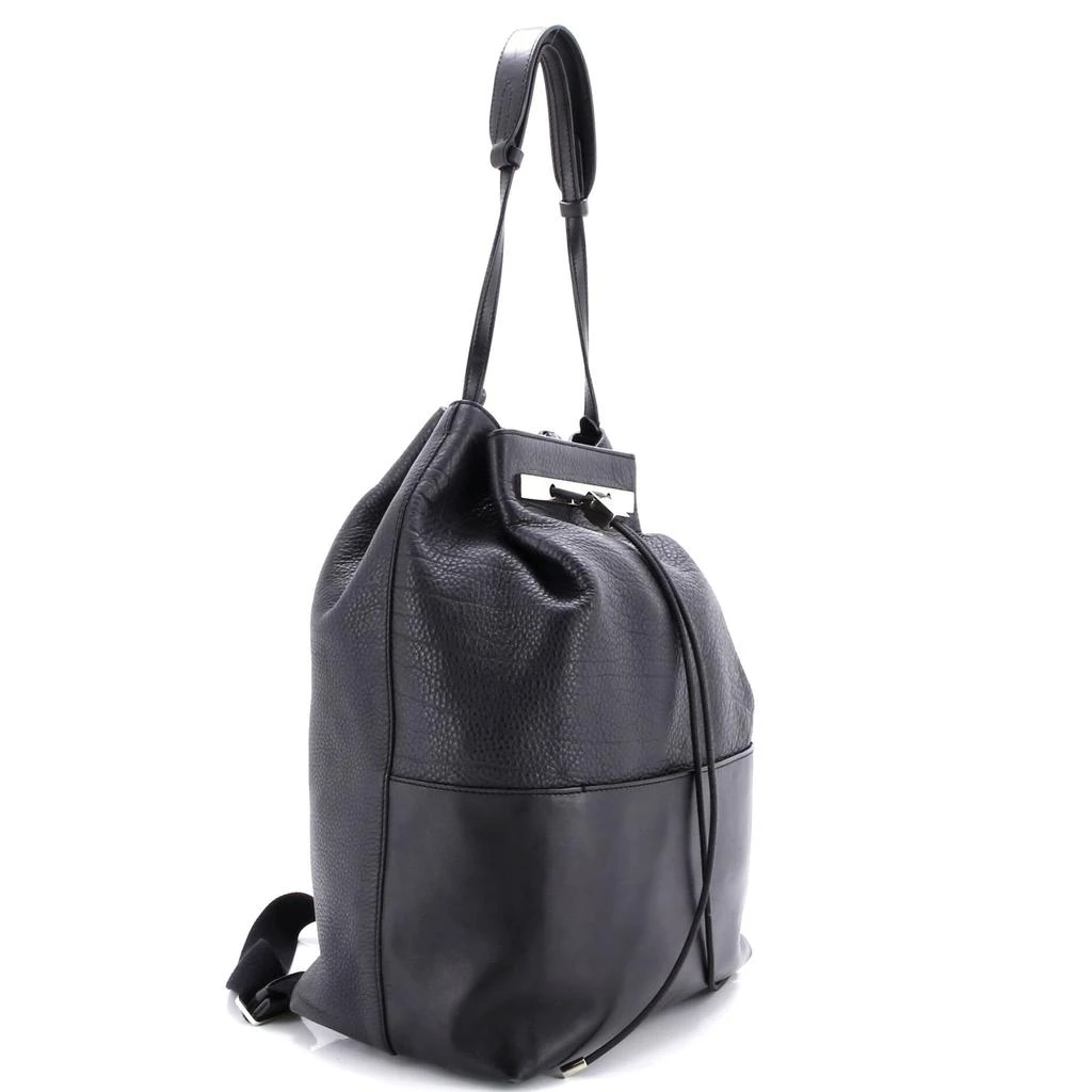 The Row Drawstring Backpack Leather Large 3