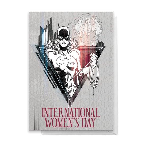 Original Hero BatGirl International Women's Day Greetings Card