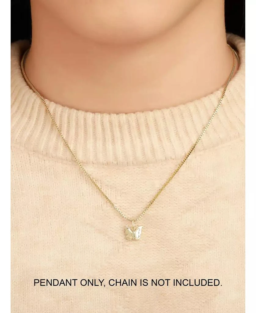 DEVATA Butterfly Pendant in 14K Gold, approx. 0.8 grams. 3